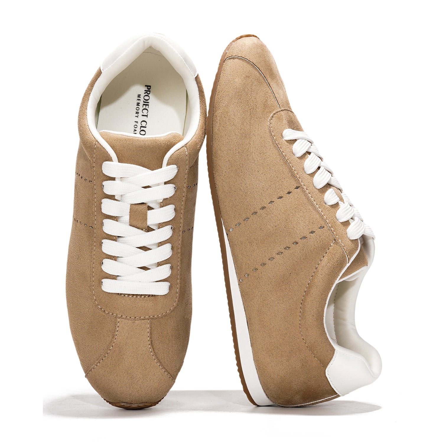 Project Cloud | "Panther" Fashion Sneakers for Women | Lace-up | Memory Foam | Lightweight | Non-Slip
