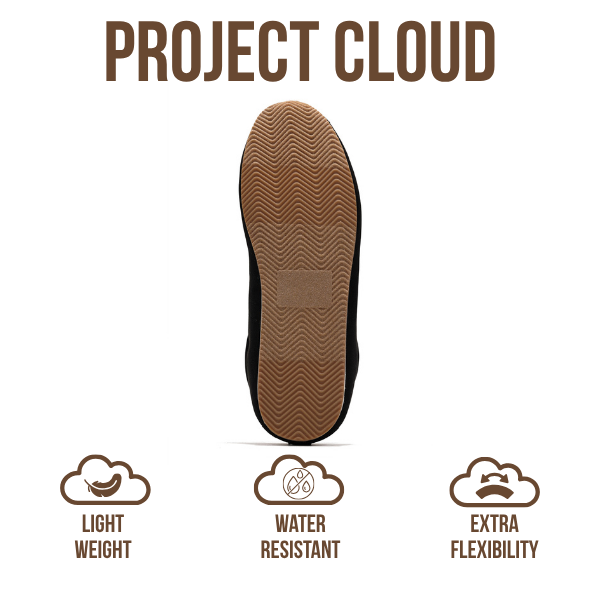 Project Cloud | "Panther" Fashion Sneakers for Women | Lace-up | Memory Foam | Lightweight | Non-Slip