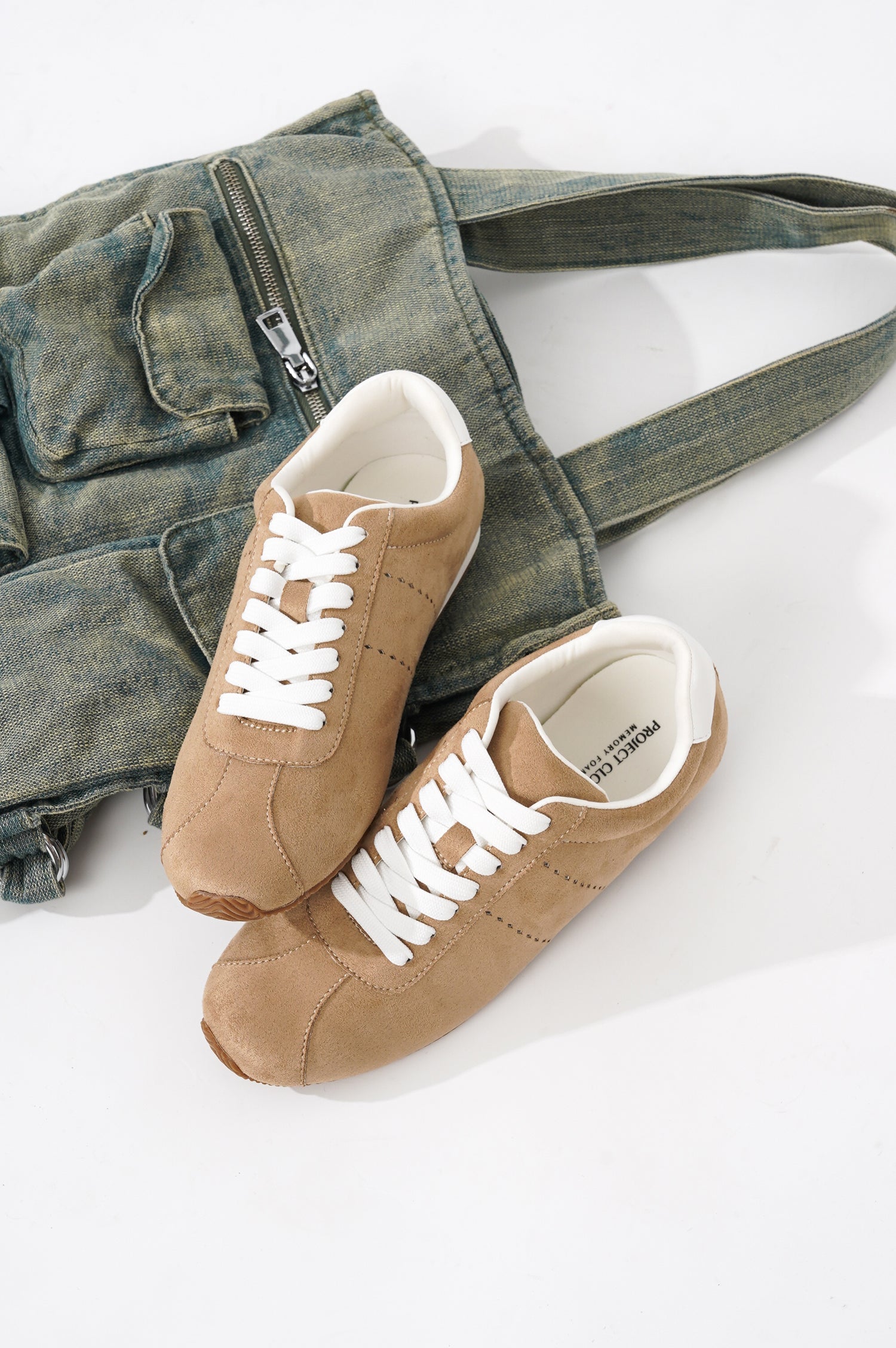 Project Cloud | "Panther" Fashion Sneakers for Women | Lace-up | Memory Foam | Lightweight | Non-Slip