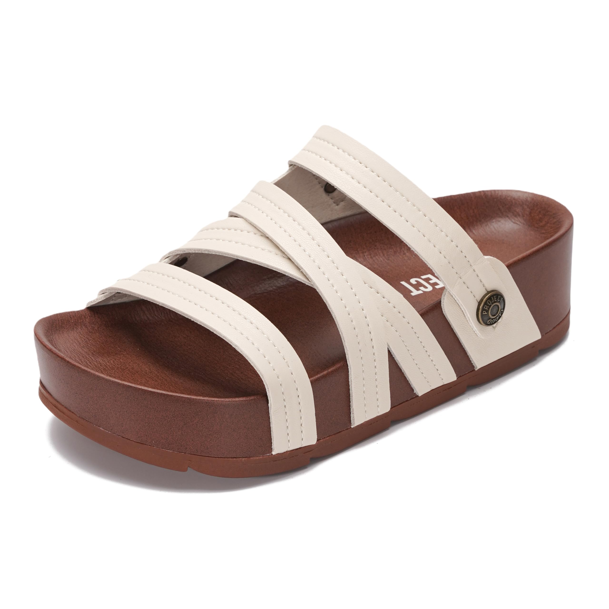 Project Cloud Women's | Wedge Platform Sandals | Comfortable Soft Insole | Lightweight | Non-Slip - Pasadena