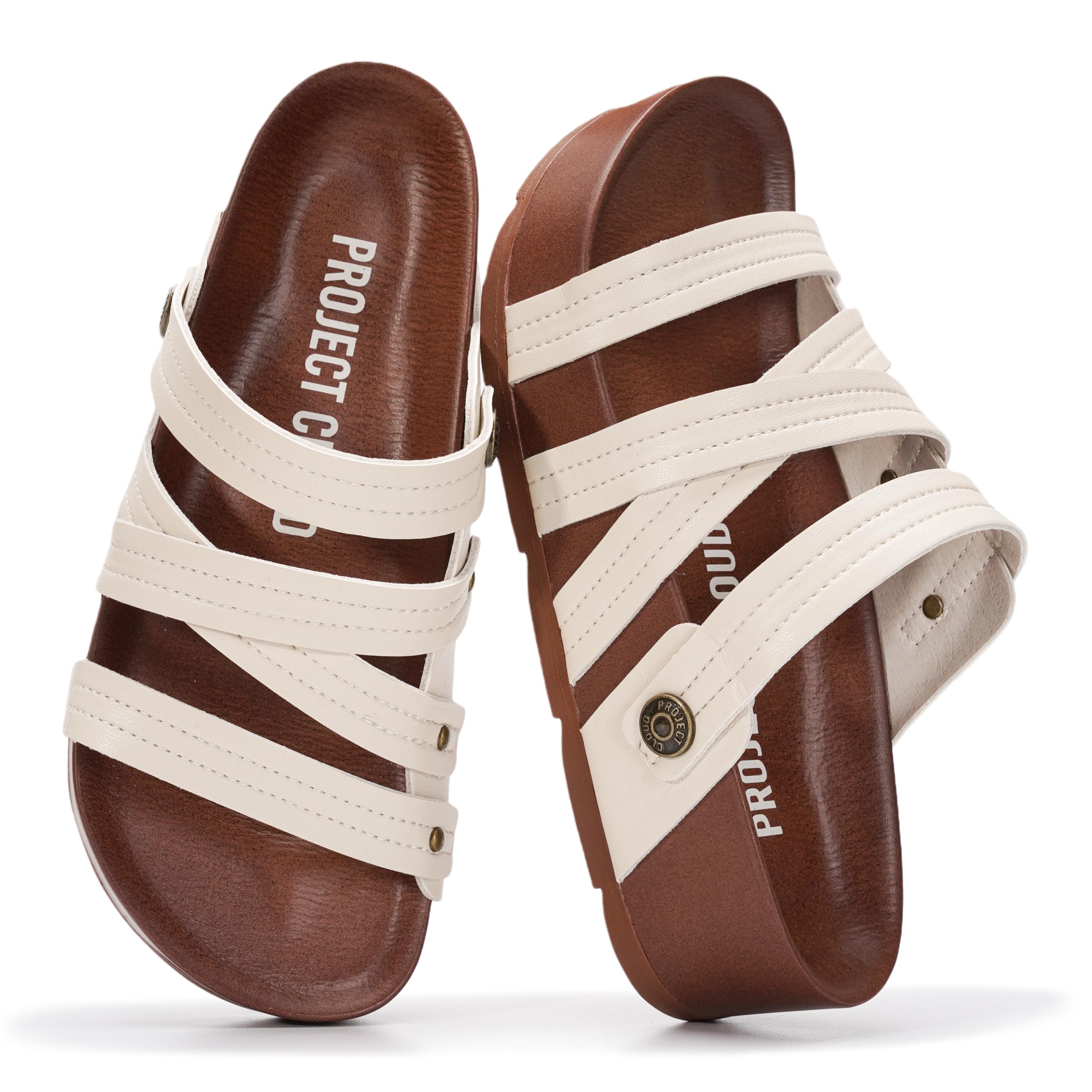 Project Cloud Women's | Wedge Platform Sandals | Comfortable Soft Insole | Lightweight | Non-Slip - Pasadena