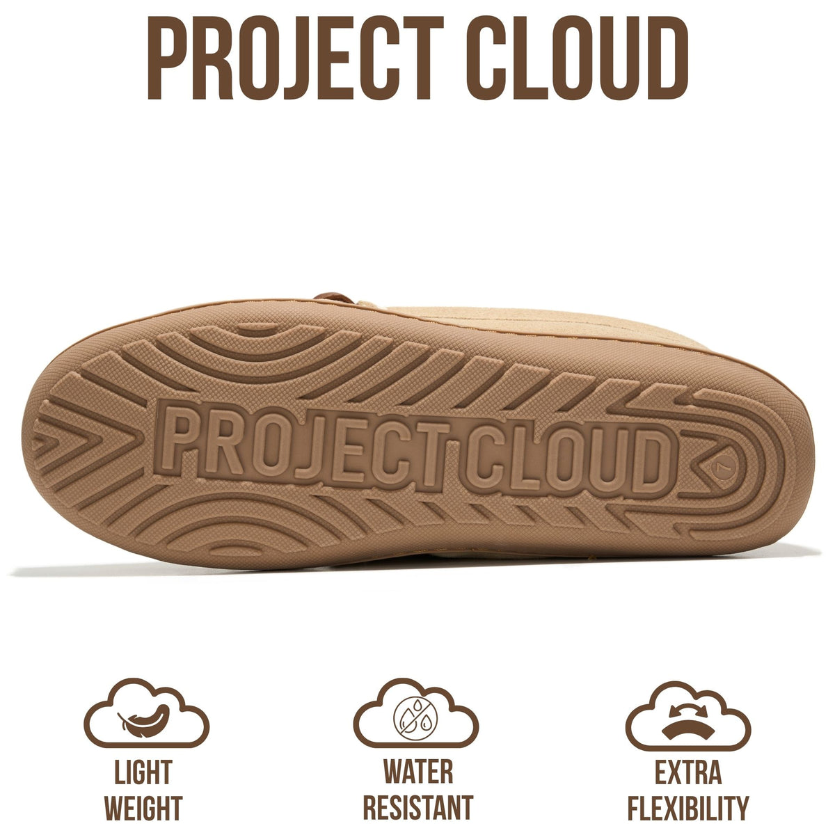 Project Cloud Women's | Genuine Leather Moccasin Slippers | Memory Foam Insole | Lightweight | Non-Slip - Passager