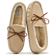 Project Cloud Women's | Genuine Leather Moccasin Slippers | Memory Foam Insole | Lightweight | Non-Slip - Passager