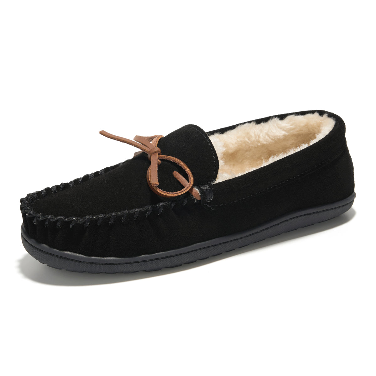 Project Cloud Women's | Genuine Leather Moccasin Slippers | Memory Foam Insole | Lightweight | Non-Slip - Passager