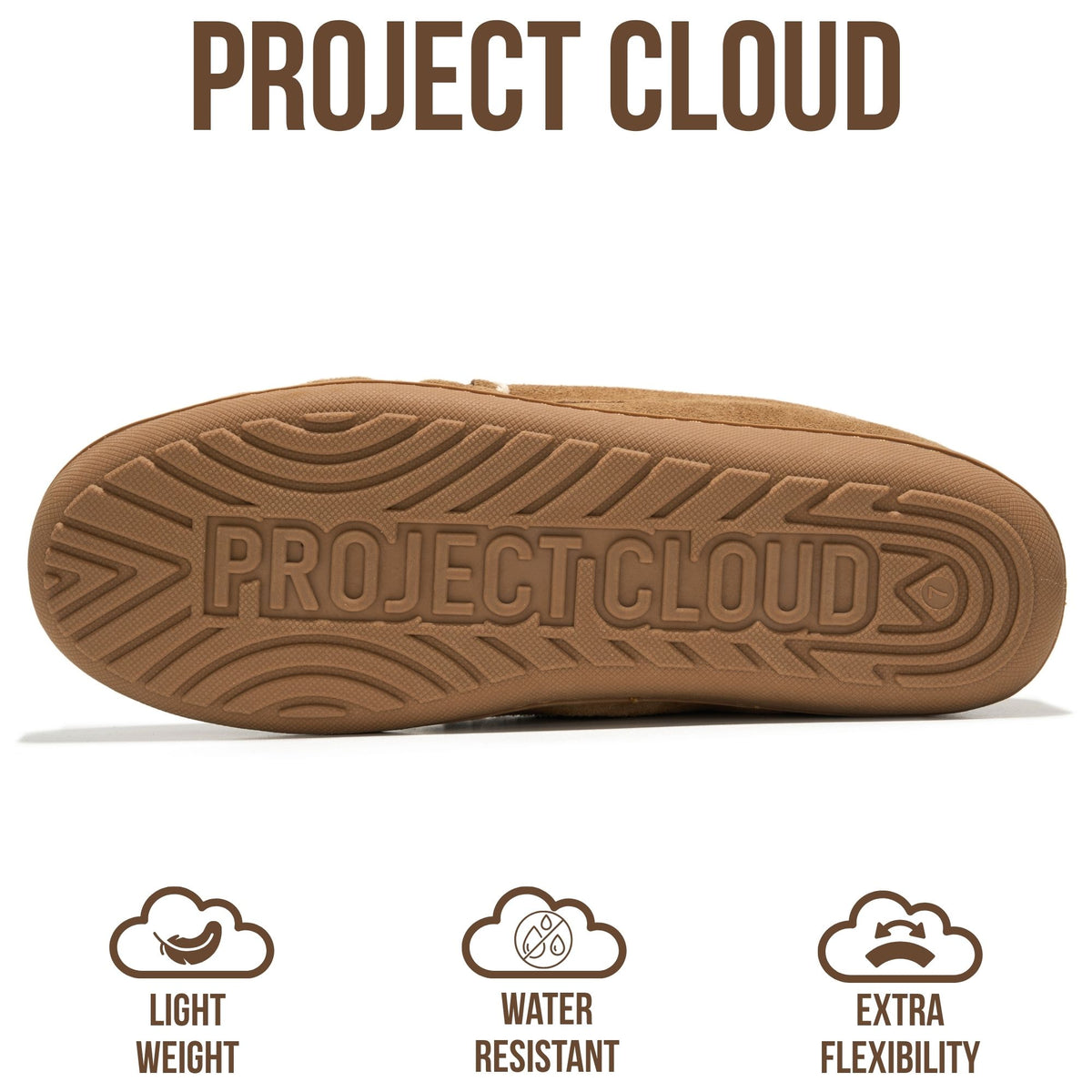 Project Cloud Women's | Genuine Leather Moccasin Slippers | Memory Foam Insole | Lightweight | Non-Slip - Passager