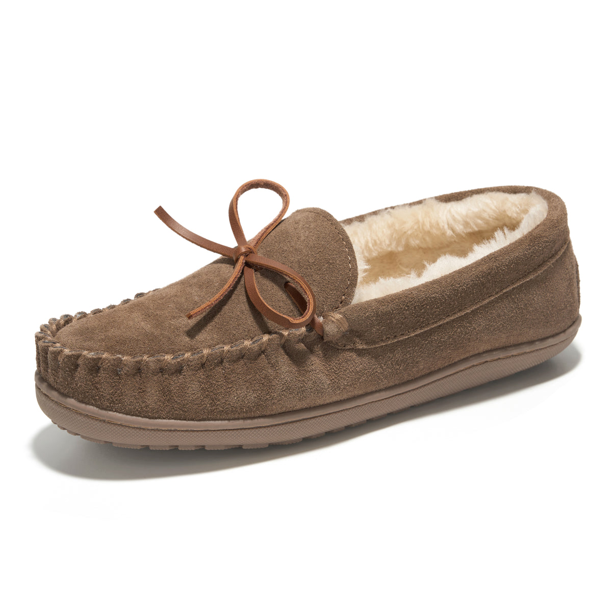 Project Cloud Women's | Genuine Leather Moccasin Slippers | Memory Foam Insole | Lightweight | Non-Slip - Passager