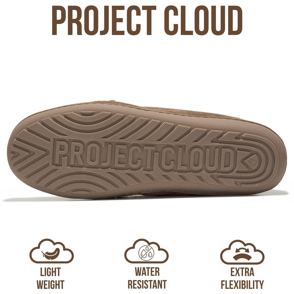 Project Cloud Women's | Genuine Leather Moccasin Slippers | Memory Foam Insole | Lightweight | Non-Slip - Passager