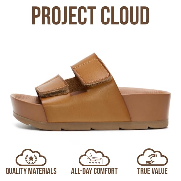 Project Cloud Kids Sandals | Genuine Leather Girls Sandals | Plush & Soft Insole | Lightweight | Non-Slip - Pismo Kids - Project Cloud - Sandals -Shop Project Cloud premium footwear Now!