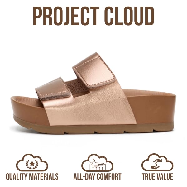 Project Cloud Kids Sandals | Genuine Leather Girls Sandals | Plush & Soft Insole | Lightweight | Non-Slip - Pismo Kids - Project Cloud - Sandals -Shop Project Cloud premium footwear Now!