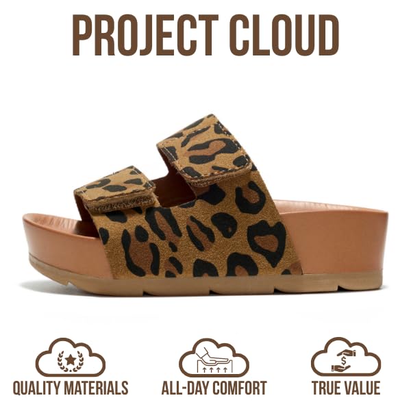 Project Cloud Kids Sandals | Genuine Leather Girls Sandals | Plush & Soft Insole | Lightweight | Non-Slip - Pismo Kids - Project Cloud - Sandals -Shop Project Cloud premium footwear Now!