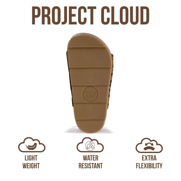 Project Cloud Kids Sandals | Genuine Leather Girls Sandals | Plush & Soft Insole | Lightweight | Non-Slip - Pismo Kids - Project Cloud - Sandals -Shop Project Cloud premium footwear Now!