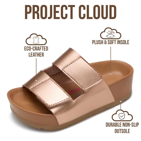 Project Cloud Kids Sandals | Genuine Leather Girls Sandals | Plush & Soft Insole | Lightweight | Non-Slip - Pismo Kids - Project Cloud - Sandals -Shop Project Cloud premium footwear Now!