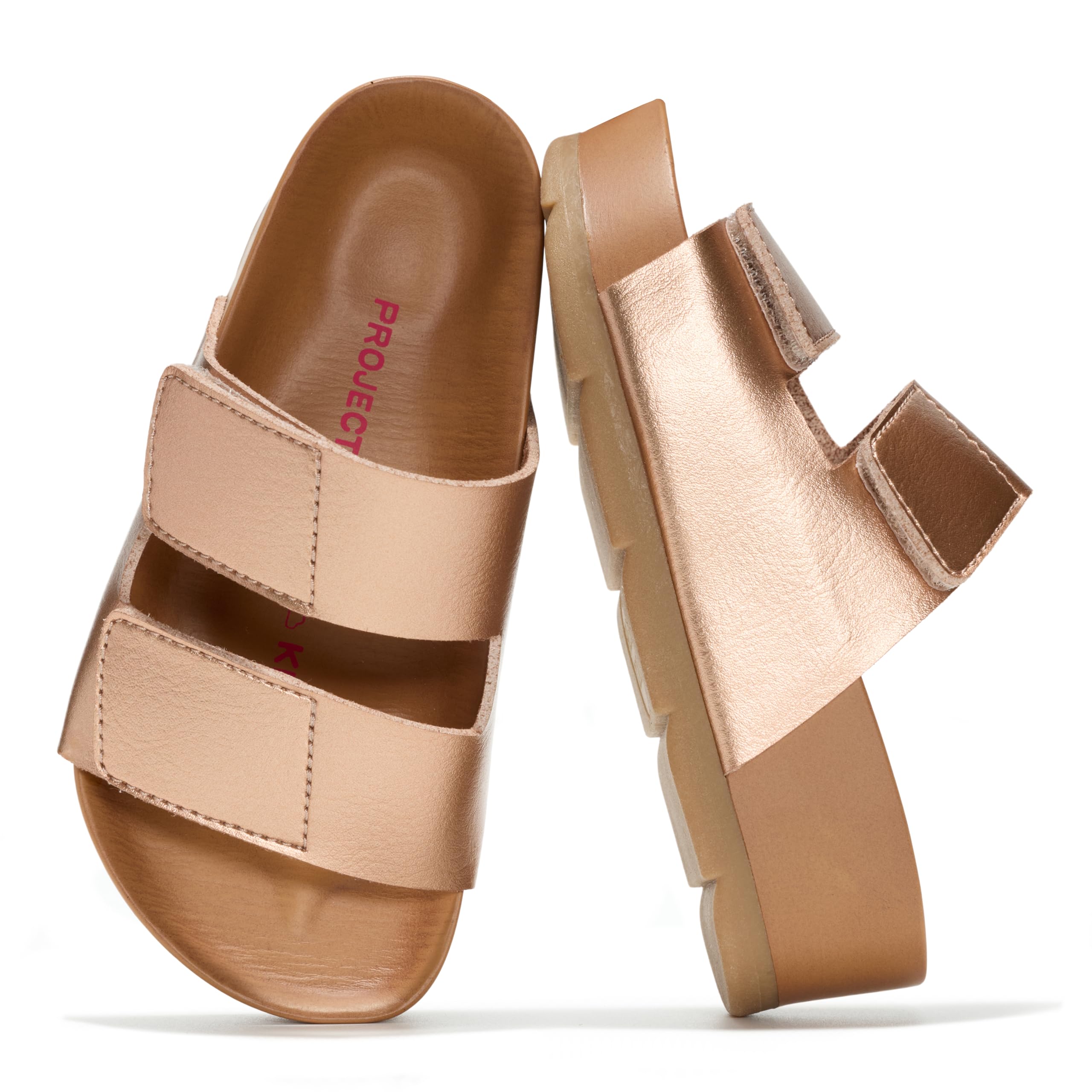 Project Cloud Kids Sandals | Genuine Leather Girls Sandals | Plush & Soft Insole | Lightweight | Non-Slip - Pismo Kids - Project Cloud - Sandals -Shop Project Cloud premium footwear Now!