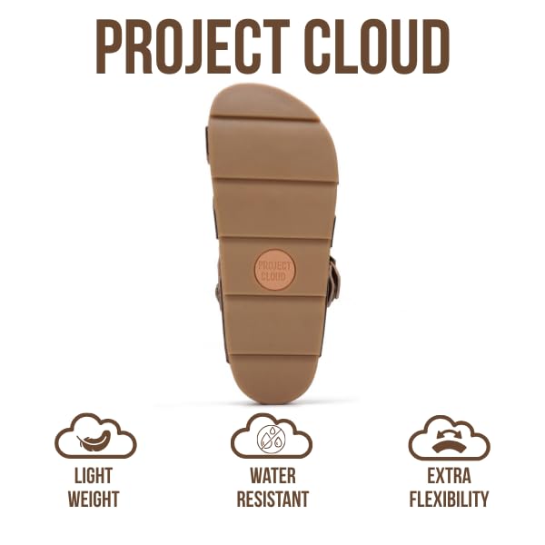 Project Cloud Women's | Vegan Leather Platform Sandals | Memory Foam | Lightweight | Non-Slip - Proud