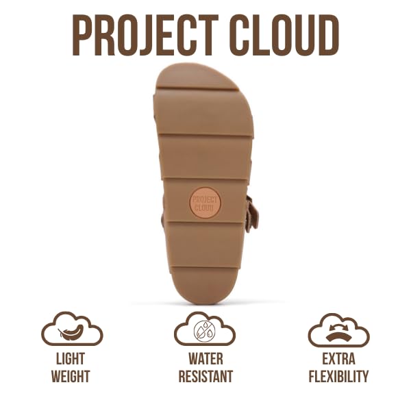 Project Cloud Women's | Vegan Leather Platform Sandals | Memory Foam | Lightweight | Non-Slip - Proud