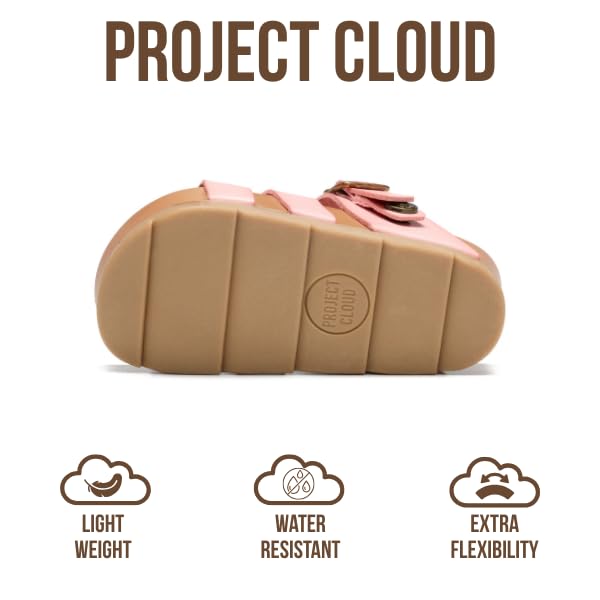 Project Cloud Kids Sandals | Eco-Crafted Leather Heels Beach Sandals | Lightweight | Non-Slip - Proud Kids - Project Cloud - Sandals -Shop Project Cloud premium footwear Now!
