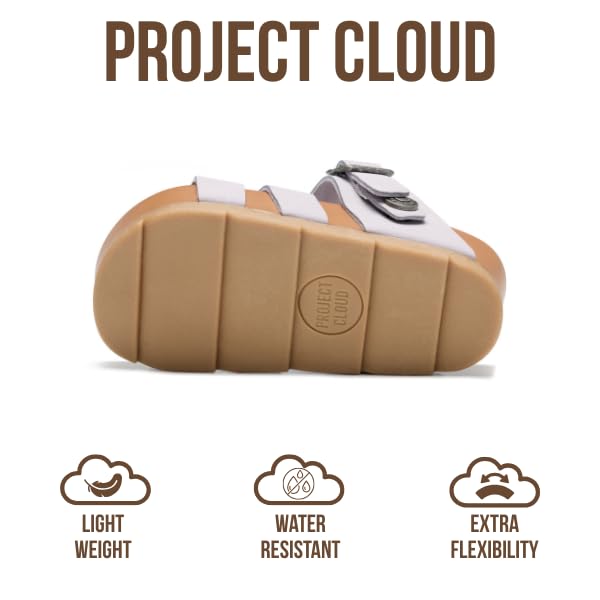 Project Cloud Kids Sandals | Eco-Crafted Leather Heels Beach Sandals | Lightweight | Non-Slip - Proud Kids - Project Cloud - Sandals -Shop Project Cloud premium footwear Now!