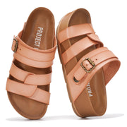 Project Cloud Women's | Vegan Leather Platform Sandals | Memory Foam | Lightweight | Non-Slip - Proud