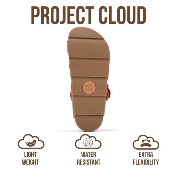 Project Cloud Women's | Vegan Leather Platform Sandals | Memory Foam | Lightweight | Non-Slip - Proud