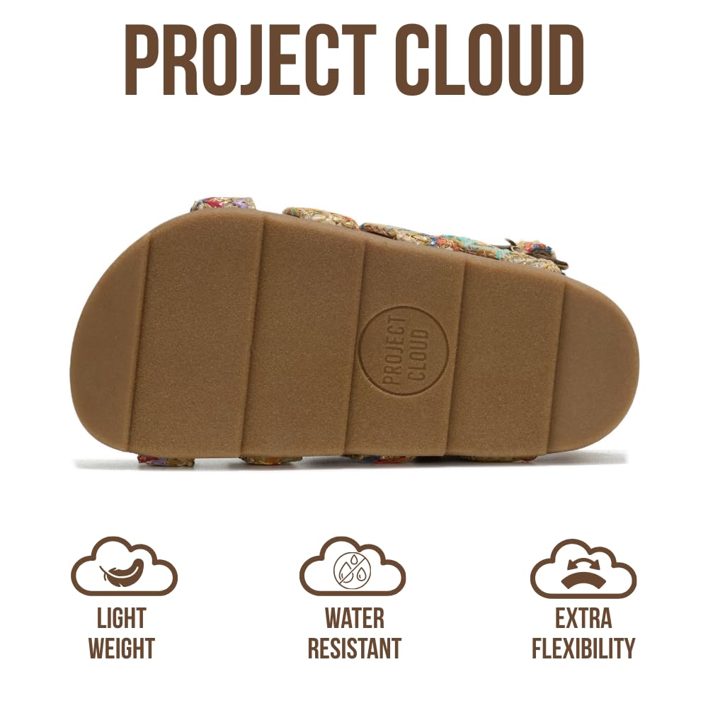 Project Cloud Kids | Strappy Summer Dressy-Casual Wedge | Hook-&-Loop | Lightweight | Non-Slip - Puffer Kids - Project Cloud - Sandals -Shop Project Cloud premium footwear Now!