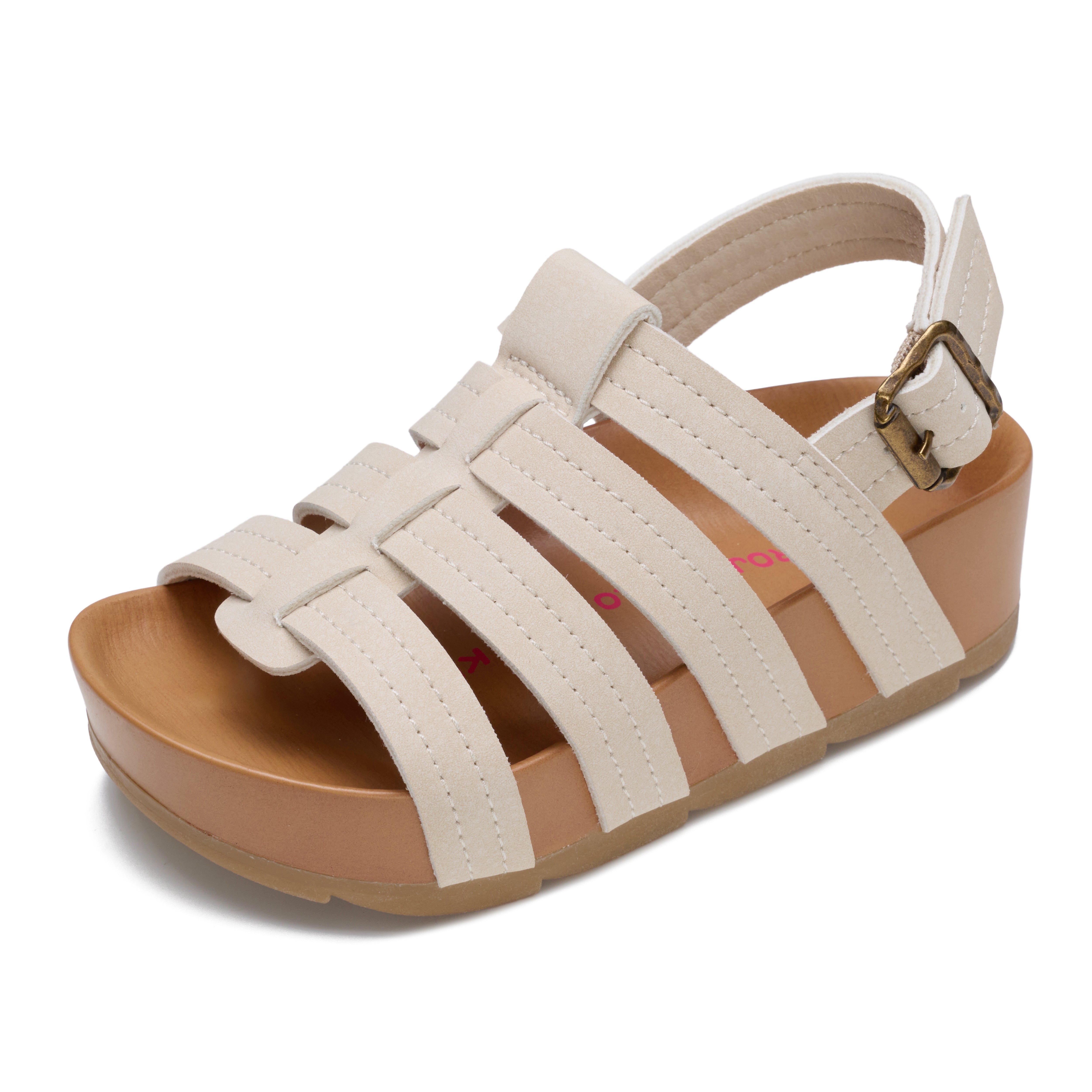 Project Cloud Kids | Strappy Summer Dressy-Casual Wedge | Hook-&-Loop | Lightweight | Non-Slip - Puffer Kids - Project Cloud - Sandals -Shop Project Cloud premium footwear Now!