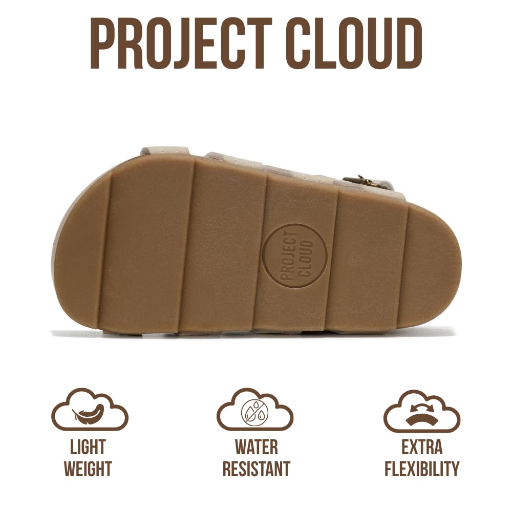 Project Cloud Kids | Strappy Summer Dressy-Casual Wedge | Hook-&-Loop | Lightweight | Non-Slip - Puffer Kids - Project Cloud - Sandals -Shop Project Cloud premium footwear Now!
