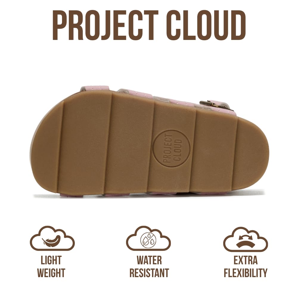 Project Cloud Kids | Strappy Summer Dressy-Casual Wedge | Hook-&-Loop | Lightweight | Non-Slip - Puffer Kids - Project Cloud - Sandals -Shop Project Cloud premium footwear Now!