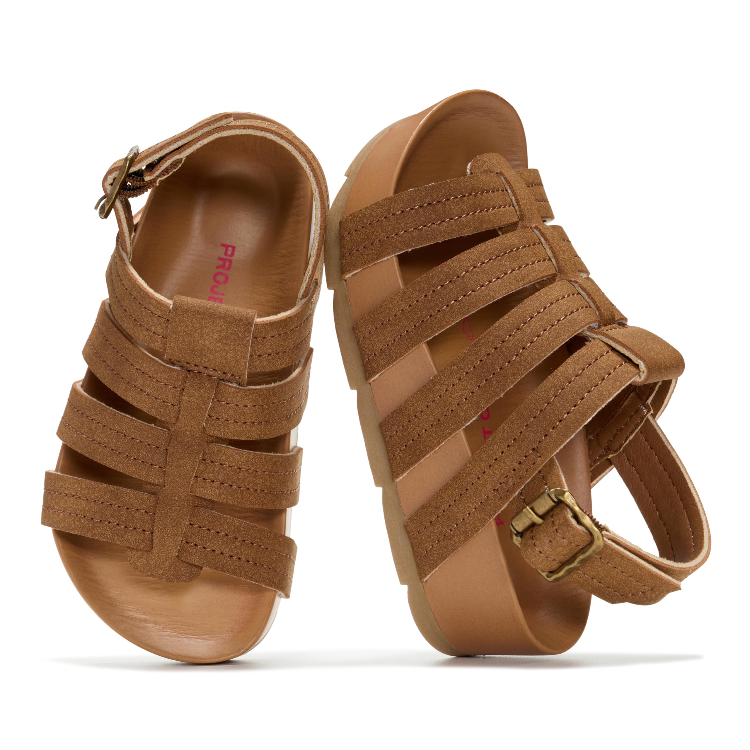 Project Cloud Kids | Strappy Summer Dressy-Casual Wedge | Hook-&-Loop | Lightweight | Non-Slip - Puffer Kids - Project Cloud - Sandals -Shop Project Cloud premium footwear Now!