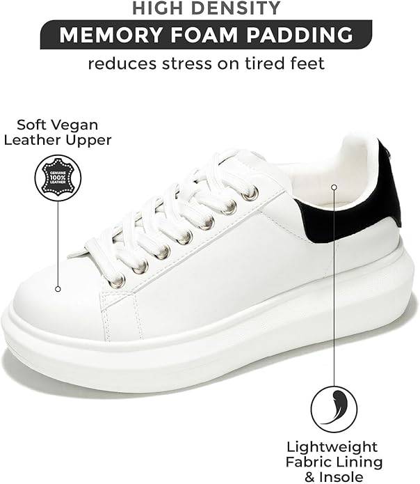 Queen Fashion Sneakers by Project Cloud - Lace-Up, Platform, Durable. - Project Cloud