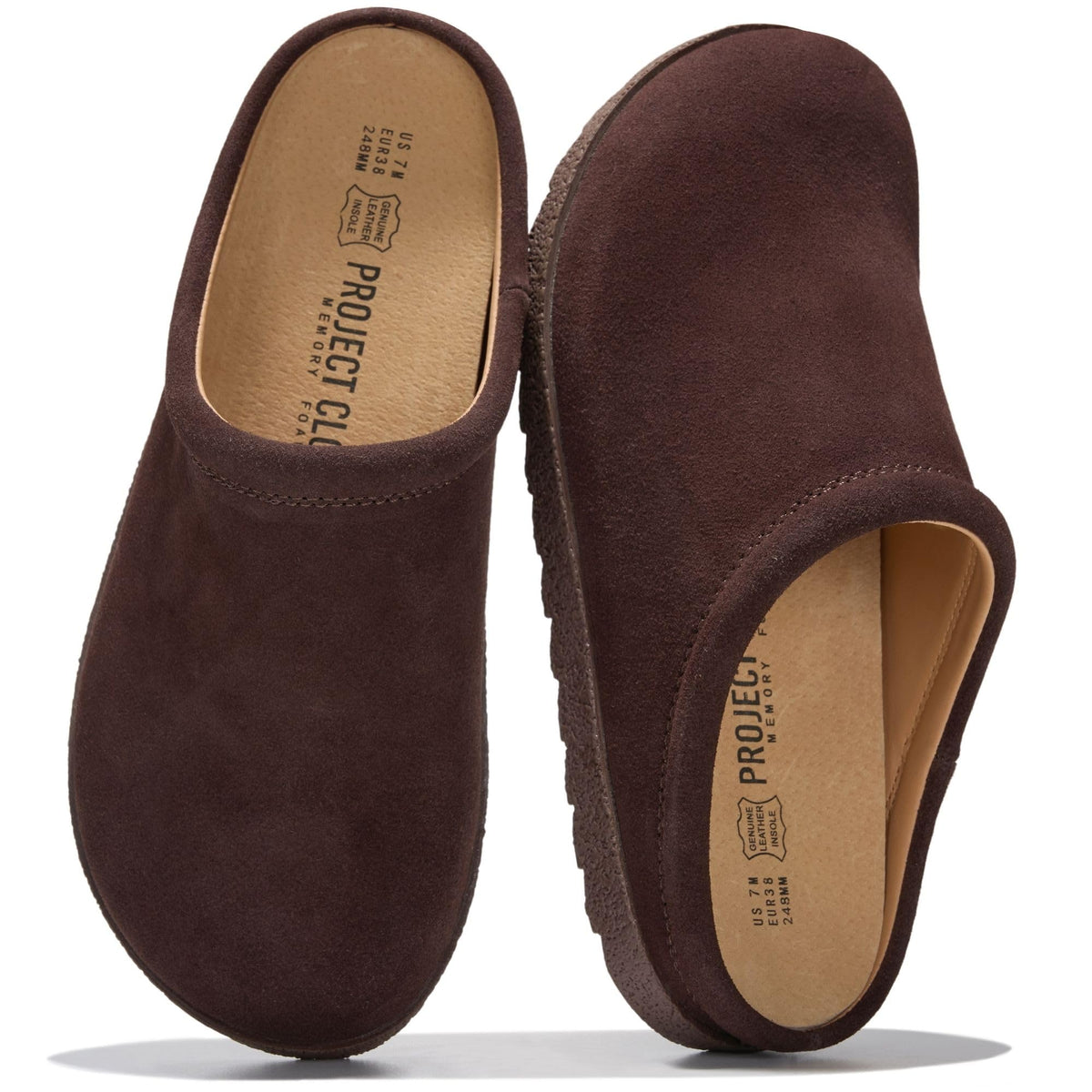 Project Cloud Women's | Genuine Leather Clogs | Soft & Plush Insole | Lightweight | Non-Slip - Reese