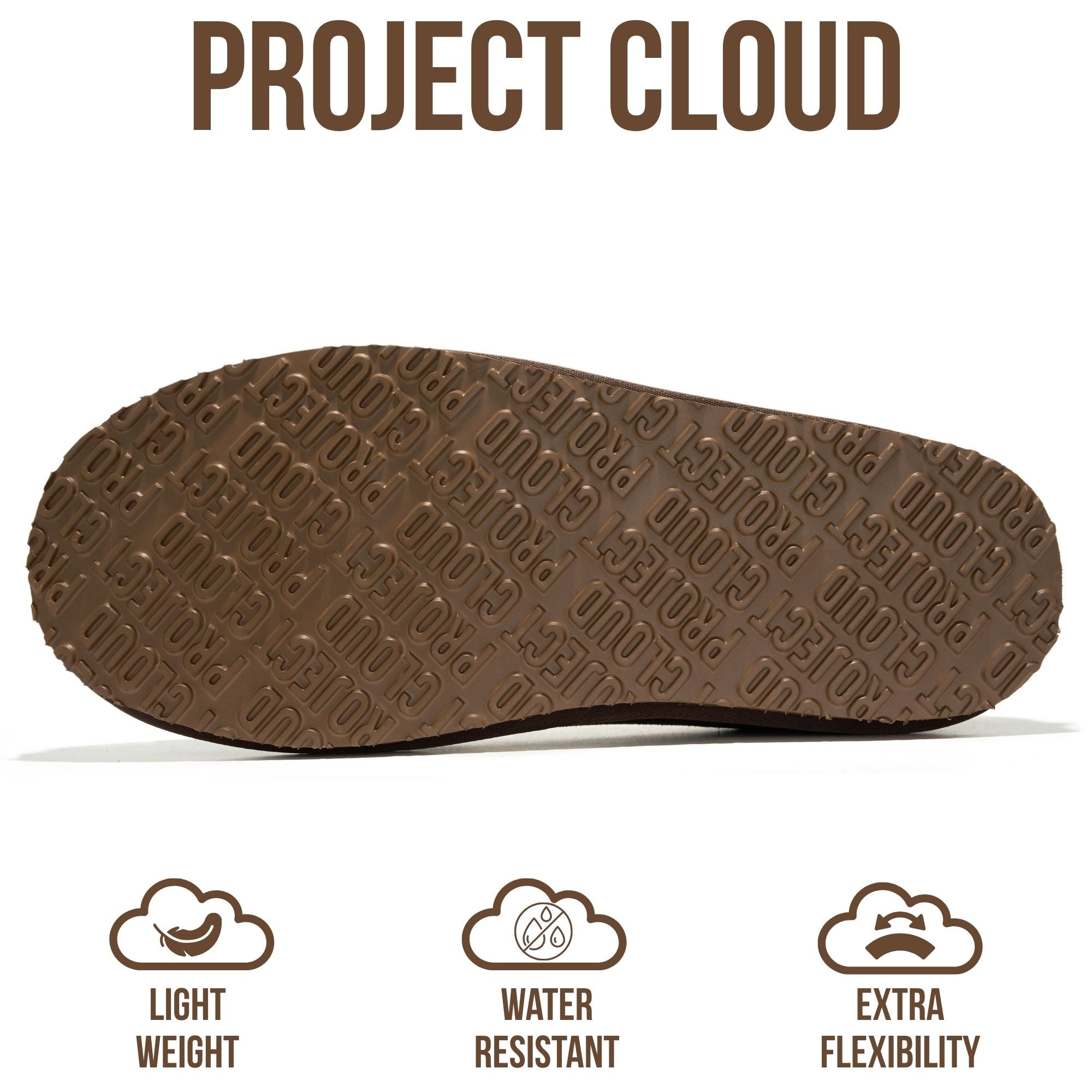 Project Cloud Men's | Australian Sheepskin Slippers | Memory Foam | Lightweight | Non-Slip - Relaxation