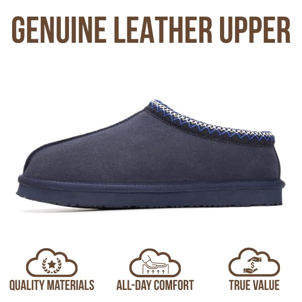 Project Cloud Men's | Australian Sheepskin Slippers | Memory Foam | Lightweight | Non-Slip - Relaxation