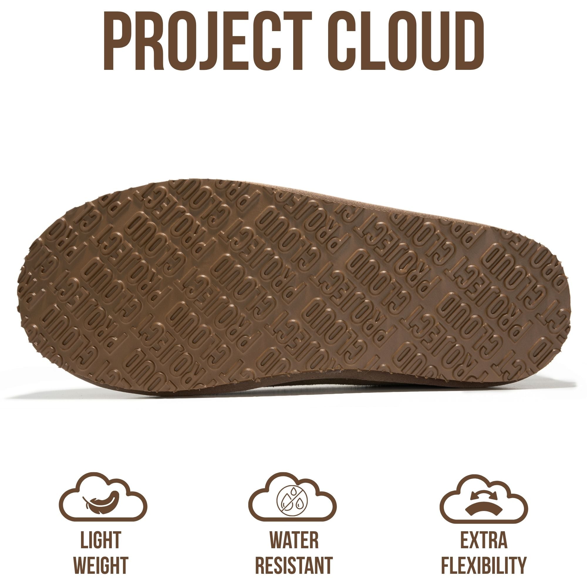 Project Cloud Men's | Australian Sheepskin Slippers | Memory Foam | Lightweight | Non-Slip - Relaxation