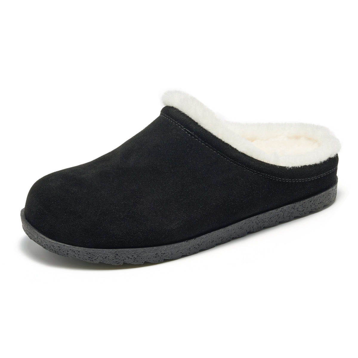 Project Cloud Women's | Genuine Leather Clogs | Soft & Plush Insole | Lightweight | Non-Slip - Reese Fur - Project Cloud - Clogs -Shop Project Cloud premium footwear Now!