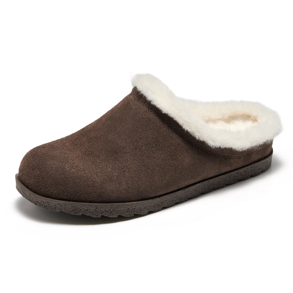 Project Cloud Women's | Genuine Leather Clogs | Soft & Plush Insole | Lightweight | Non-Slip - Reese Fur - Project Cloud - Clogs -Shop Project Cloud premium footwear Now!