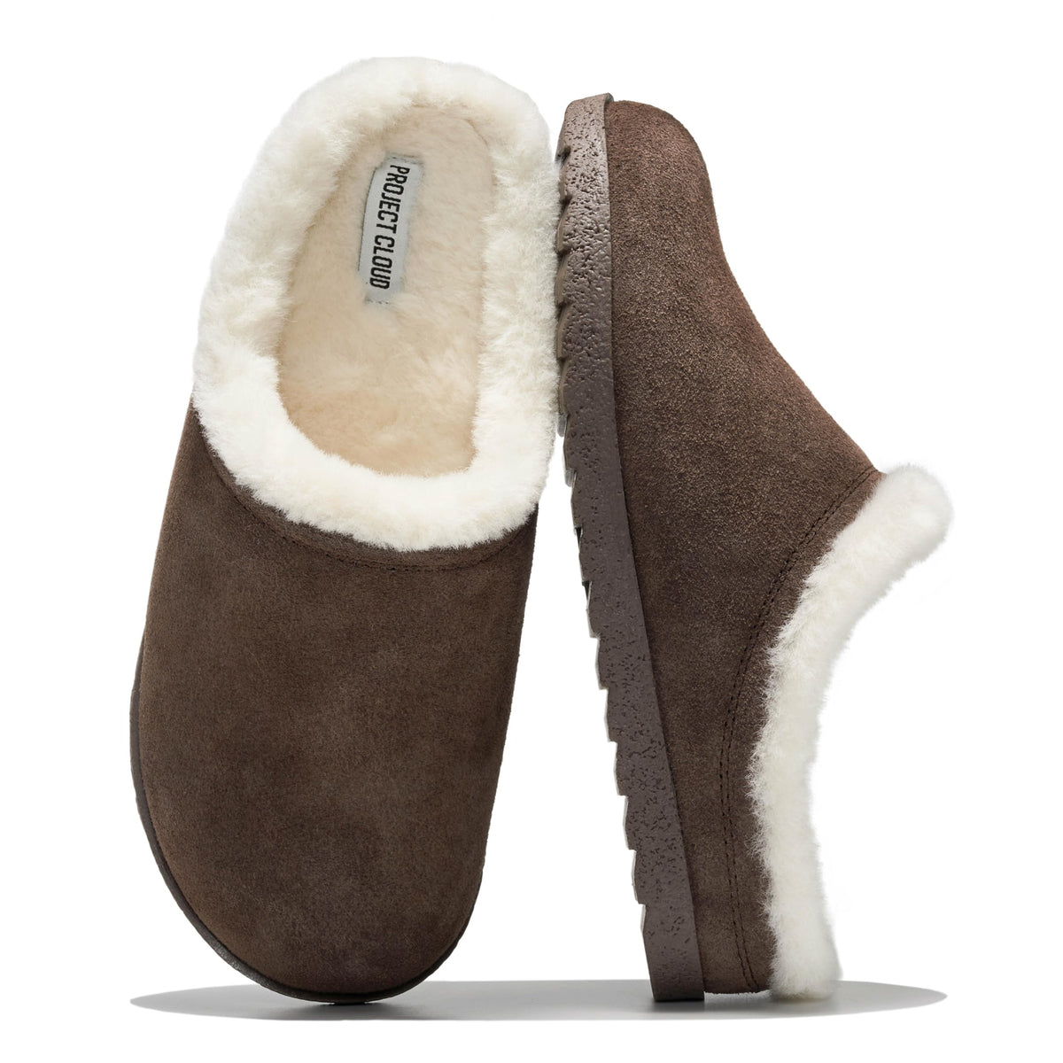 Project Cloud Women's | Genuine Leather Clogs | Soft & Plush Insole | Lightweight | Non-Slip - Reese Fur - Project Cloud - Clogs -Shop Project Cloud premium footwear Now!