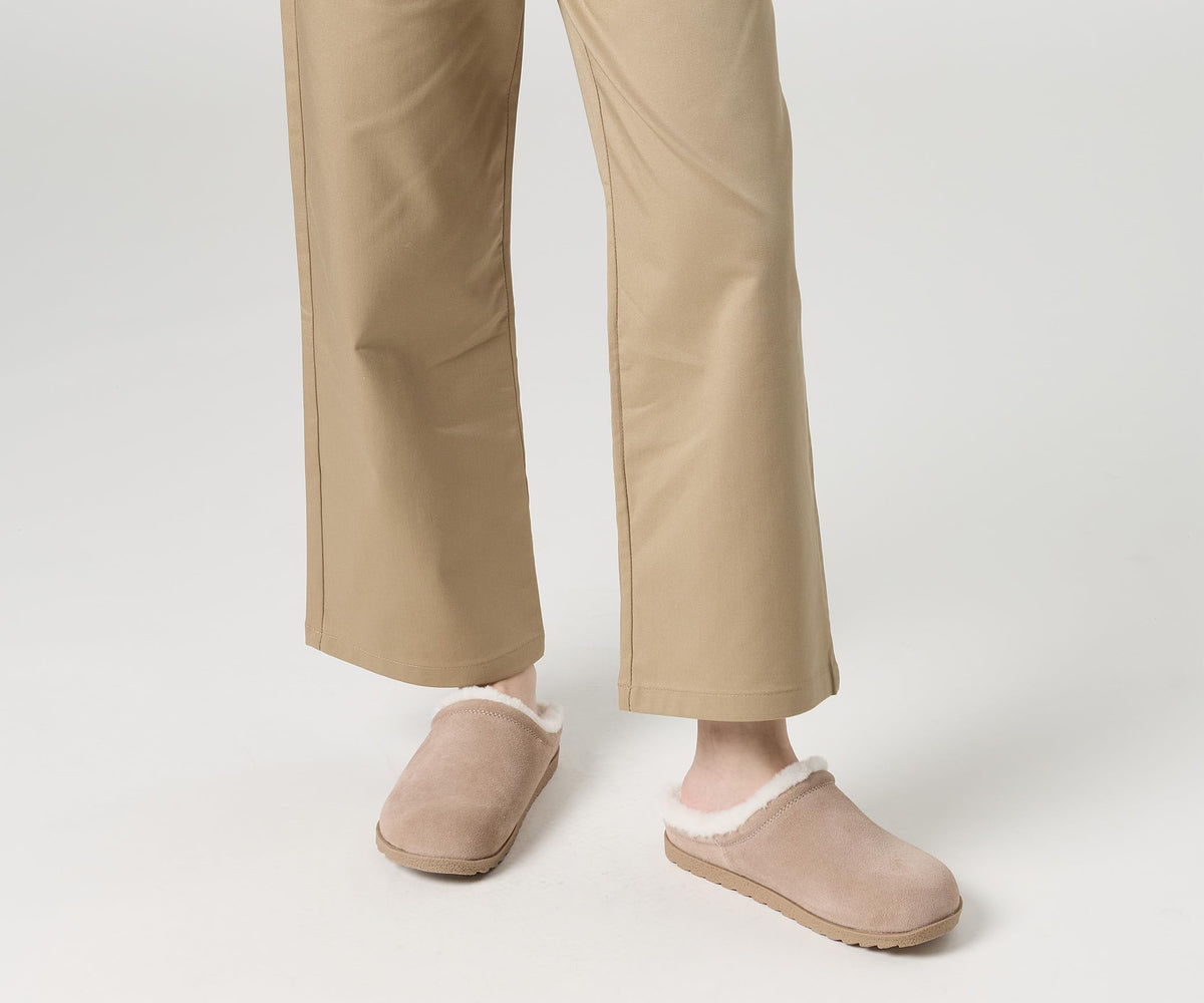 Project Cloud Women's | Genuine Leather Clogs | Soft & Plush Insole | Lightweight | Non-Slip - Reese Fur - Project Cloud - Clogs -Shop Project Cloud premium footwear Now!
