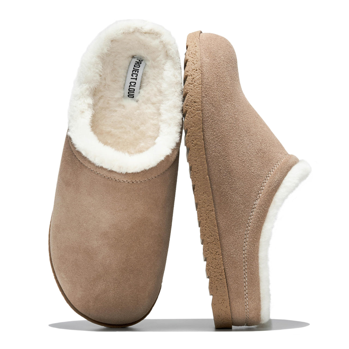 Project Cloud Women's | Genuine Leather Clogs | Soft & Plush Insole | Lightweight | Non-Slip - Reese Fur - Project Cloud - Clogs -Shop Project Cloud premium footwear Now!