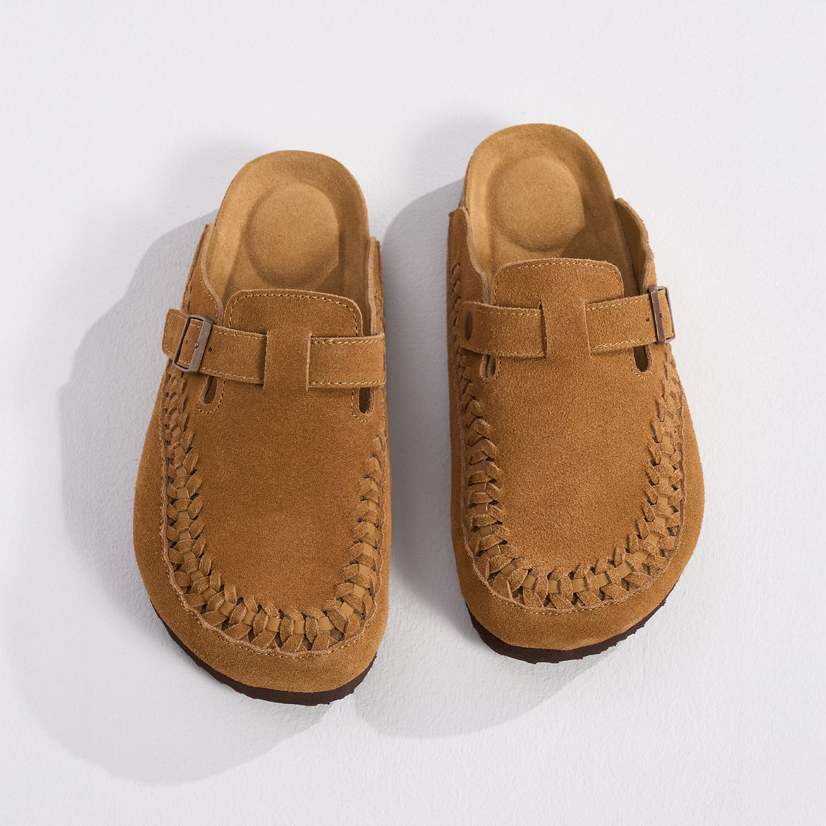 Project Cloud Women's | Genuine Leather Moccasin Style Clogs | Memory Foam Insole | Lightweight | Non-Slip - Reyna