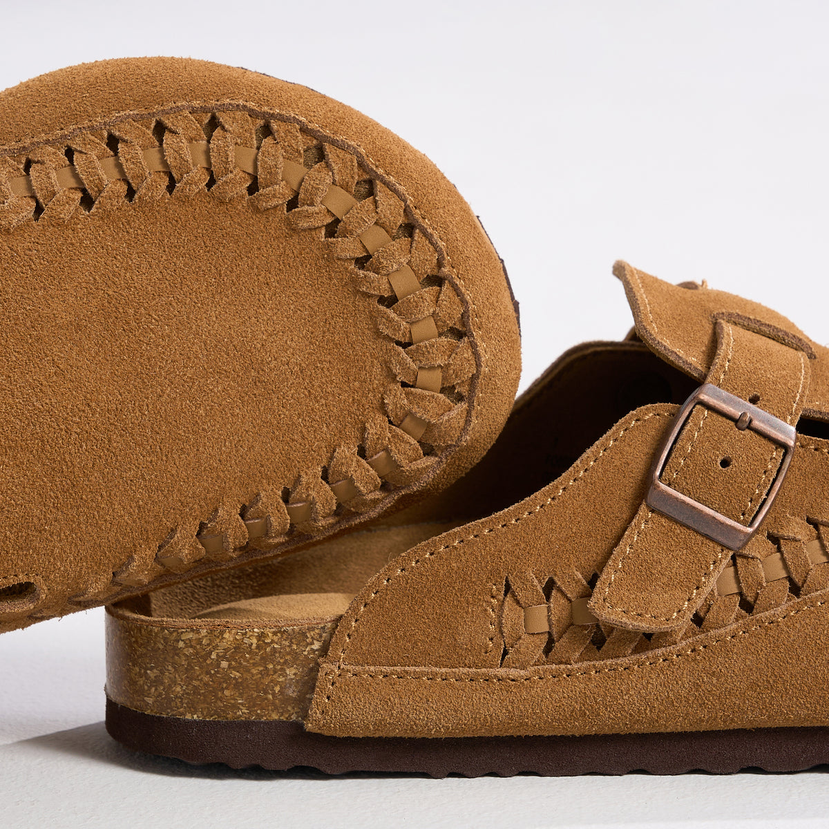 Project Cloud Women's | Genuine Leather Moccasin Style Clogs | Memory Foam Insole | Lightweight | Non-Slip - Reyna