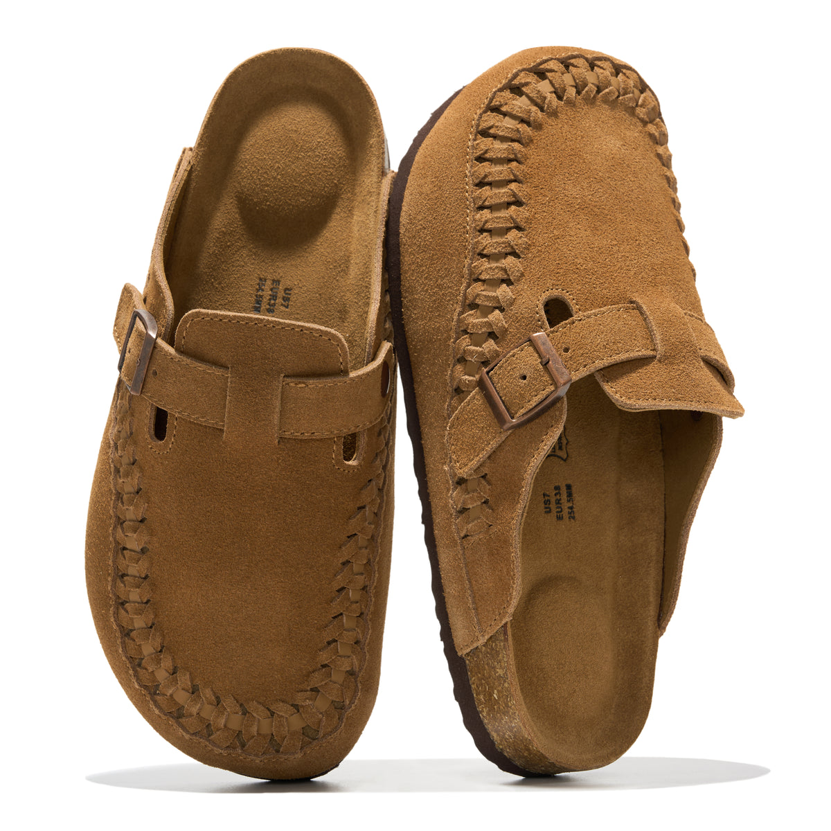 Project Cloud Women's | Genuine Leather Moccasin Style Clogs | Memory Foam Insole | Lightweight | Non-Slip - Reyna