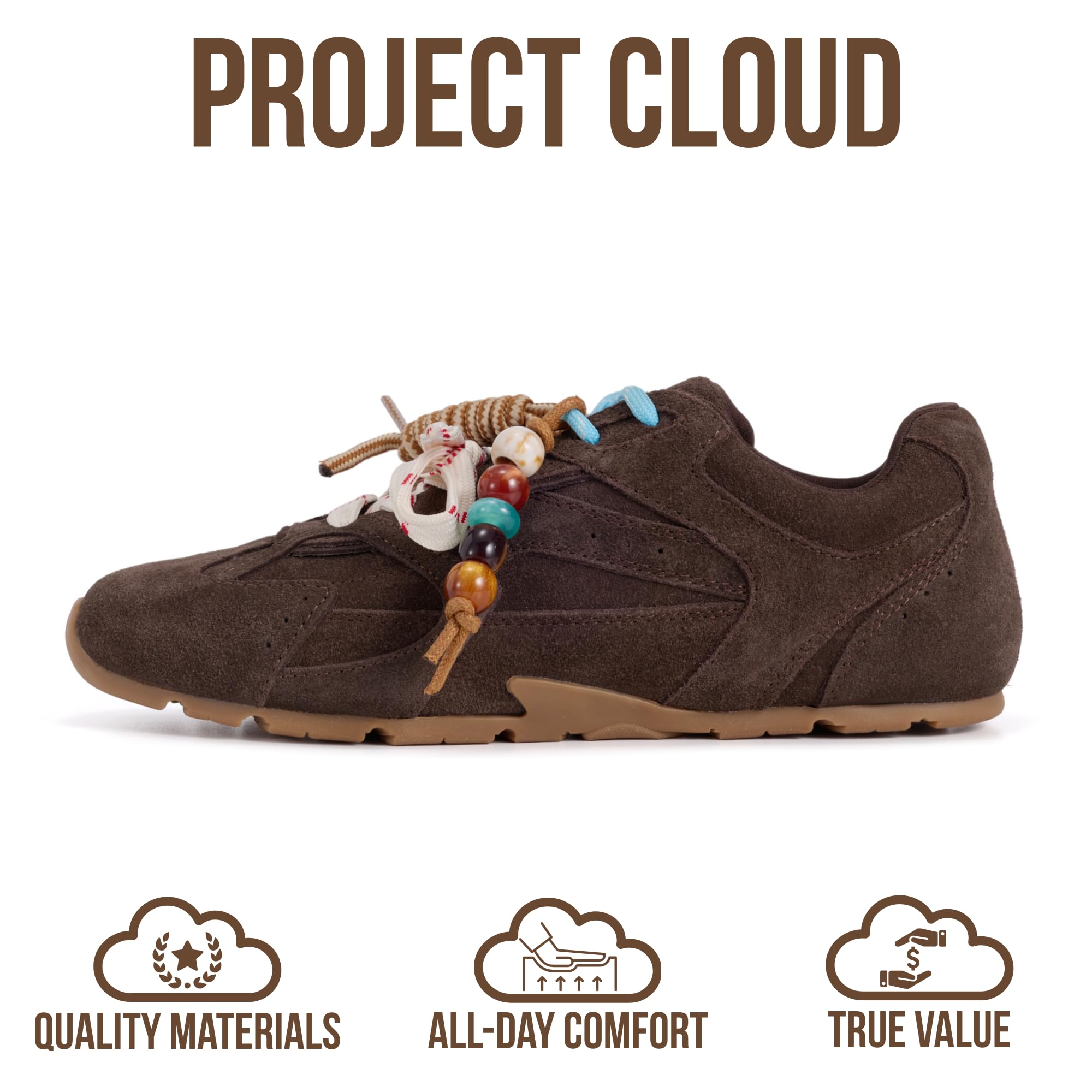 Project Cloud Women's | Genuine Leather Sneakers | Memory Foam | Lightweight | Anti-Slip - Roma - Project Cloud - Sneaker -Shop Project Cloud premium footwear Now!