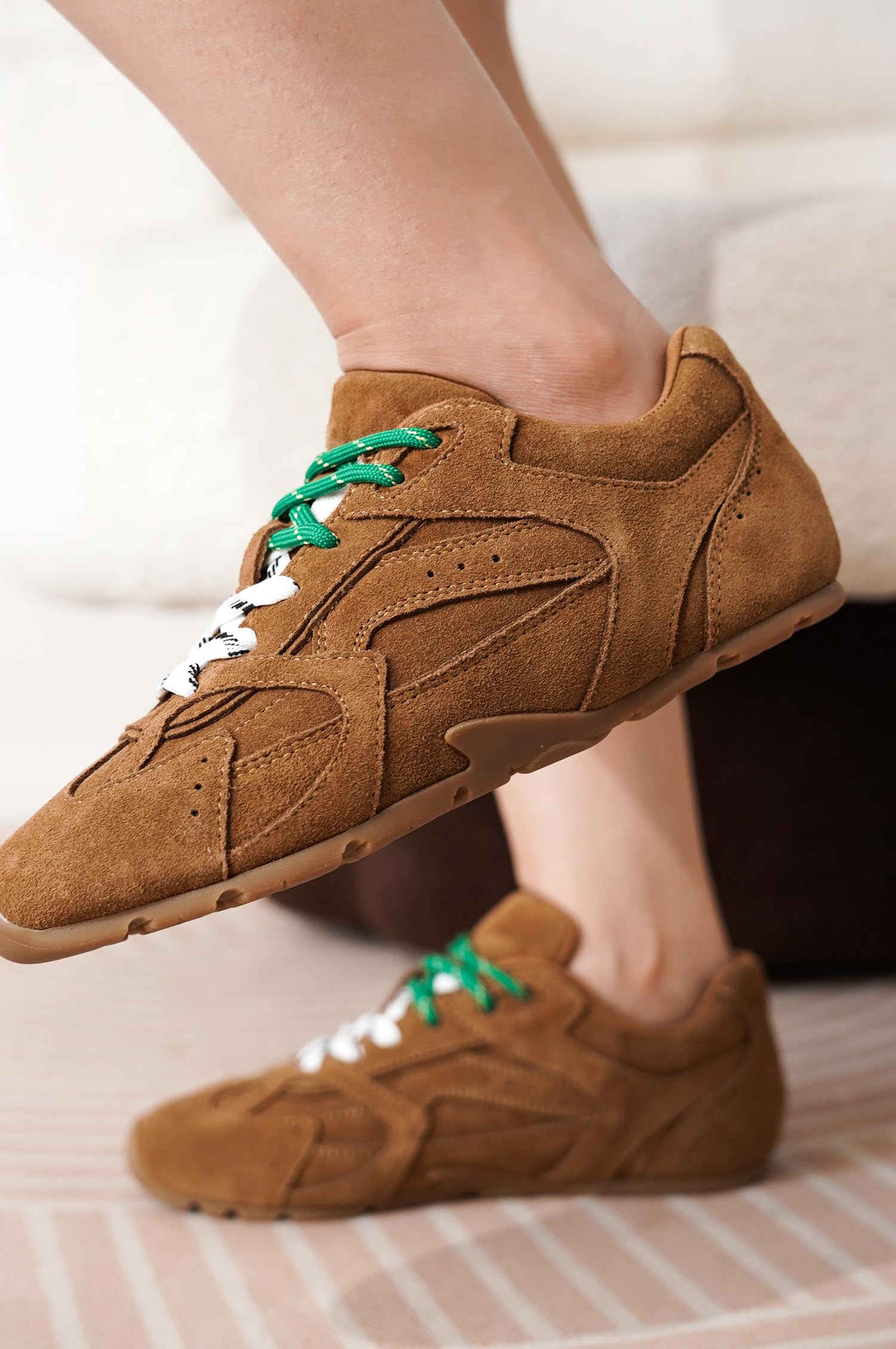 Project Cloud | "Roma" Leather Women Sneakers | Memory Foam Insole | Lightweight | Non-Slip