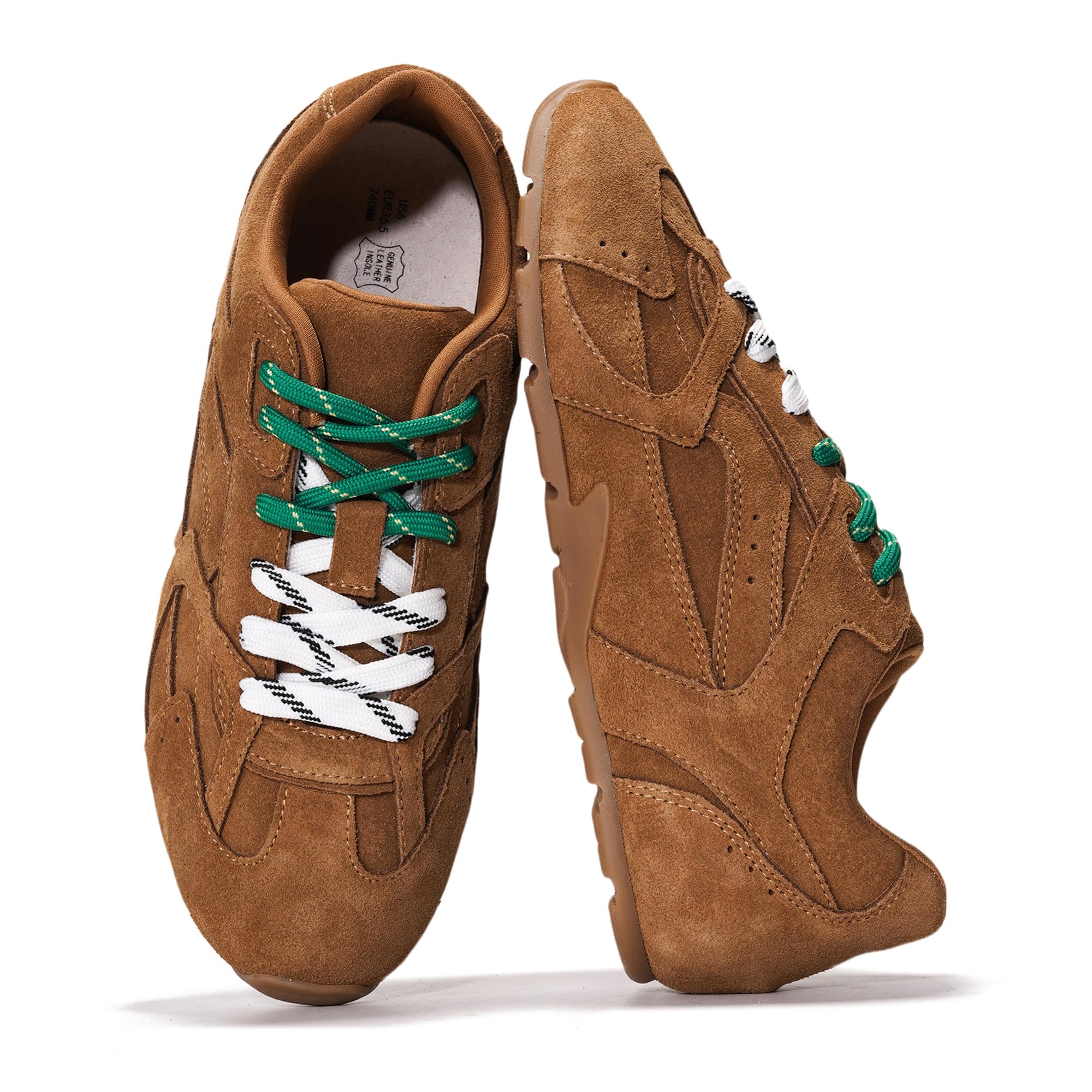 Project Cloud | "Roma" Leather Women Sneakers | Memory Foam Insole | Lightweight | Non-Slip