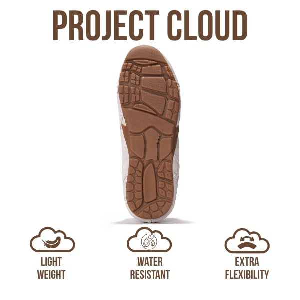 Project Cloud | "Roma" Leather Women Sneakers | Memory Foam Insole | Lightweight | Non-Slip