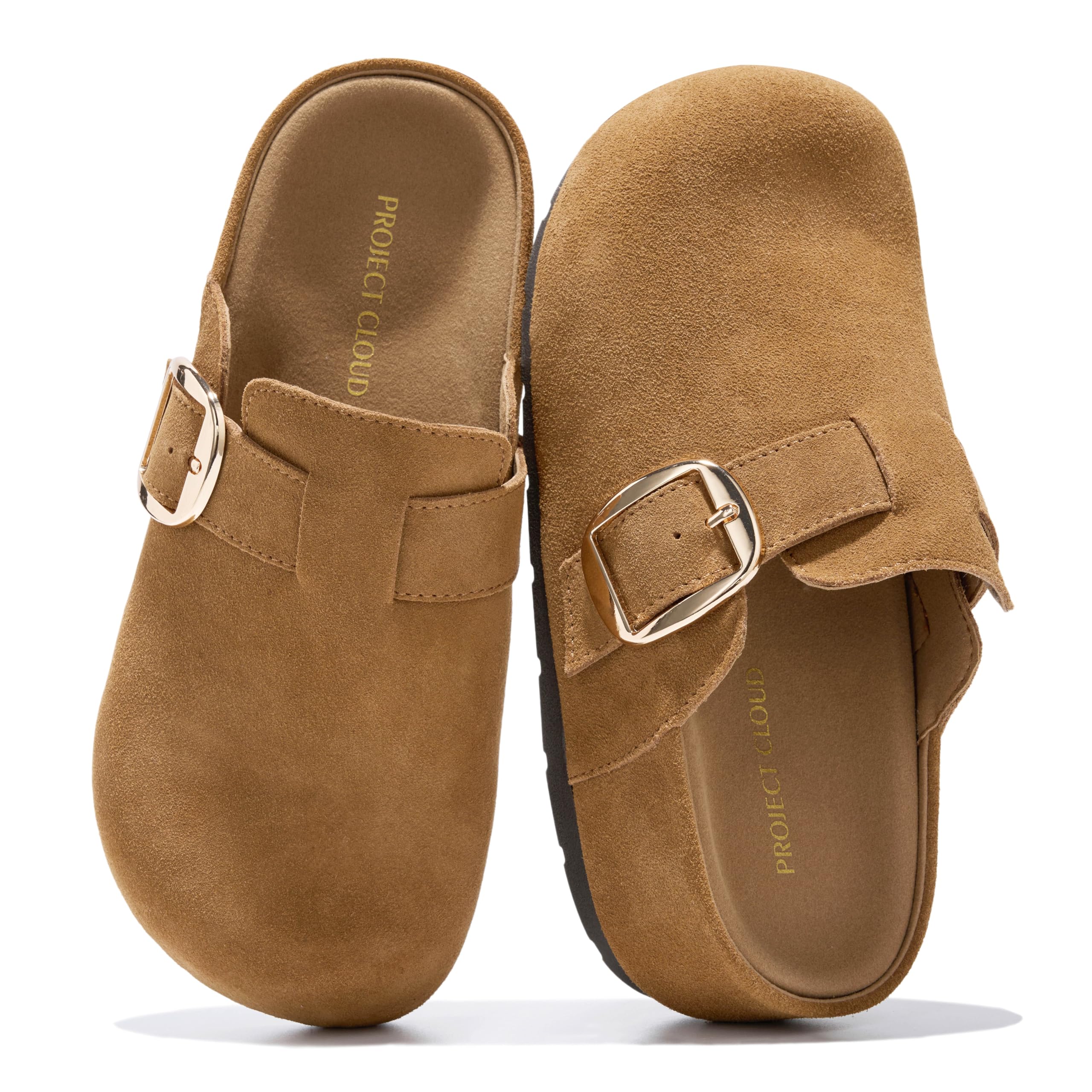 Project Cloud Women's | 100% Genuine Leather Platform Clogs | Plush & Soft Insole | Lightweight | Non-Slip - Rothera