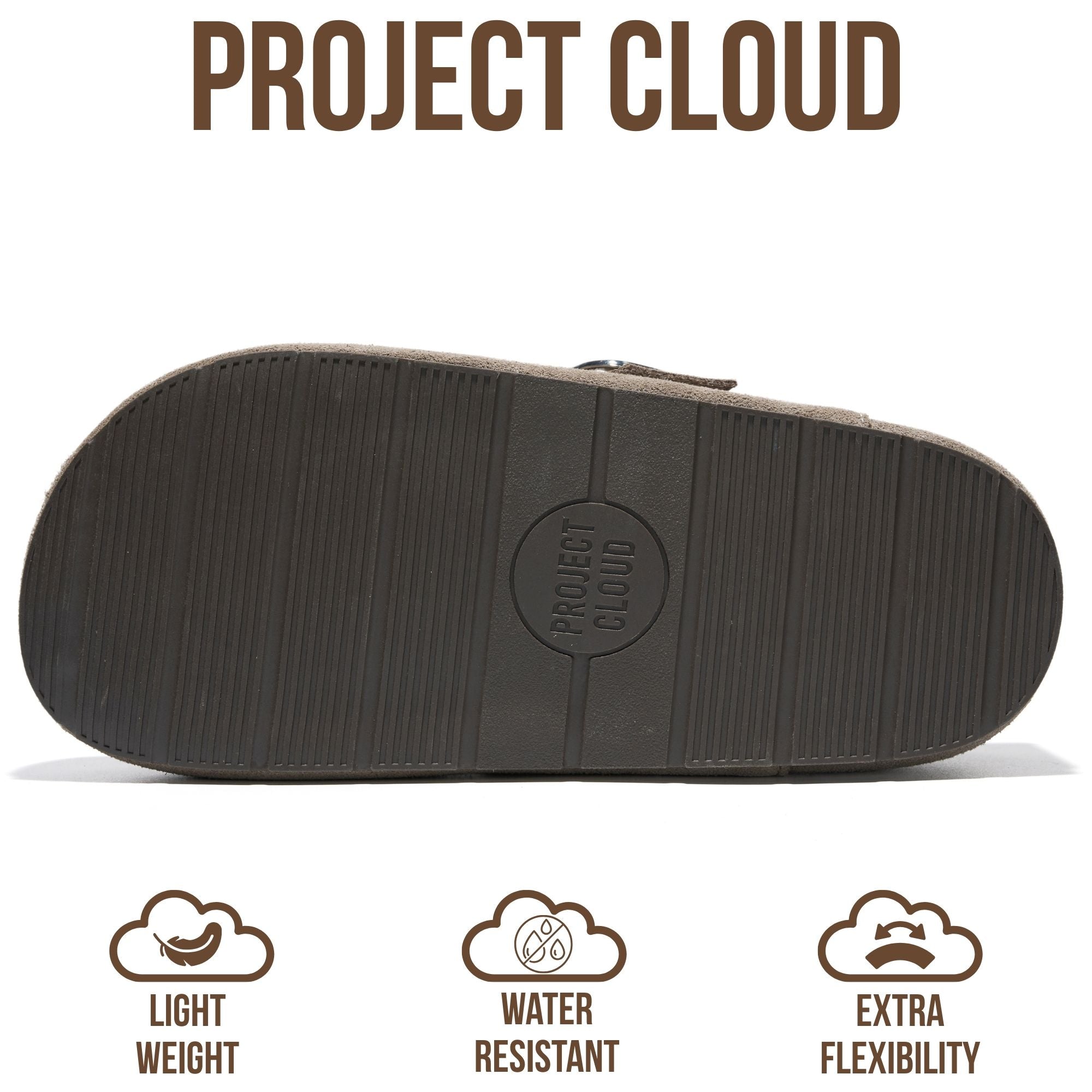 Project Cloud Women's | 100% Genuine Leather Platform Clogs | Plush & Soft Insole | Lightweight | Non-Slip - Rothera