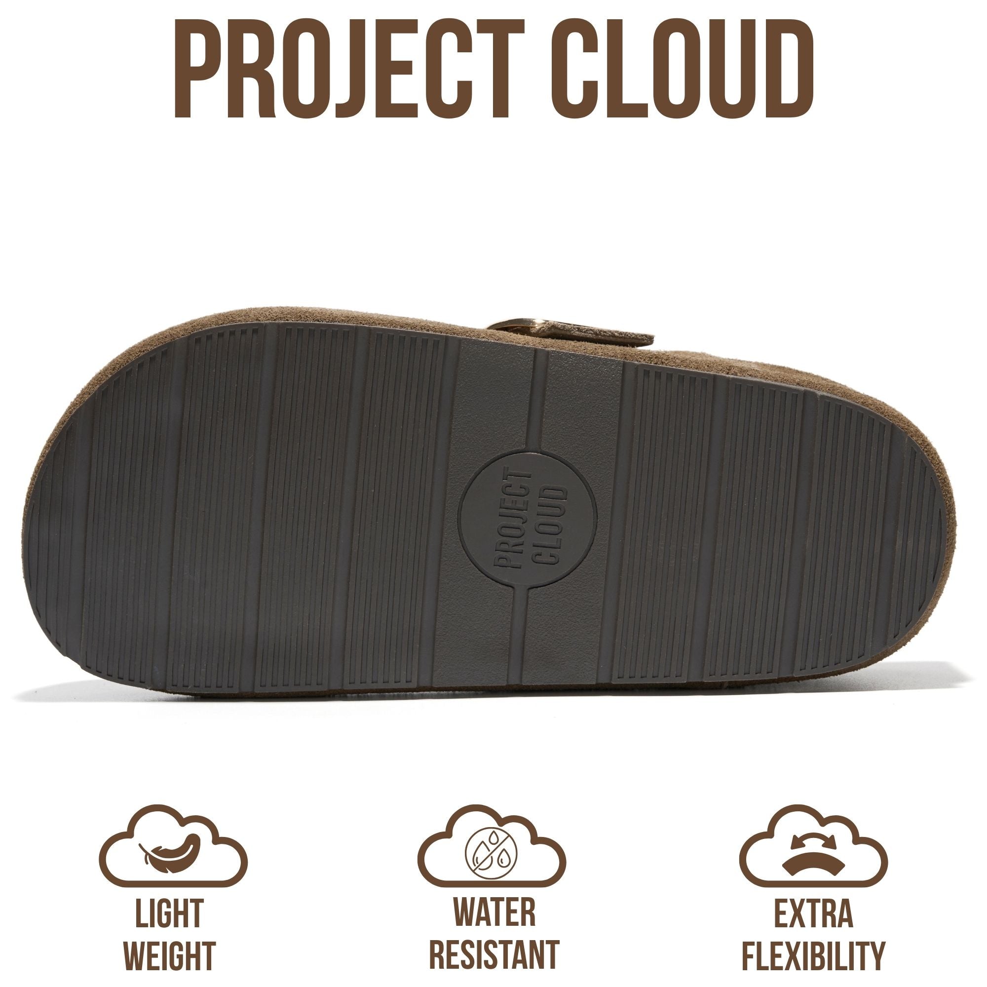 Project Cloud Women's | 100% Genuine Leather Platform Clogs | Plush & Soft Insole | Lightweight | Non-Slip - Rothera