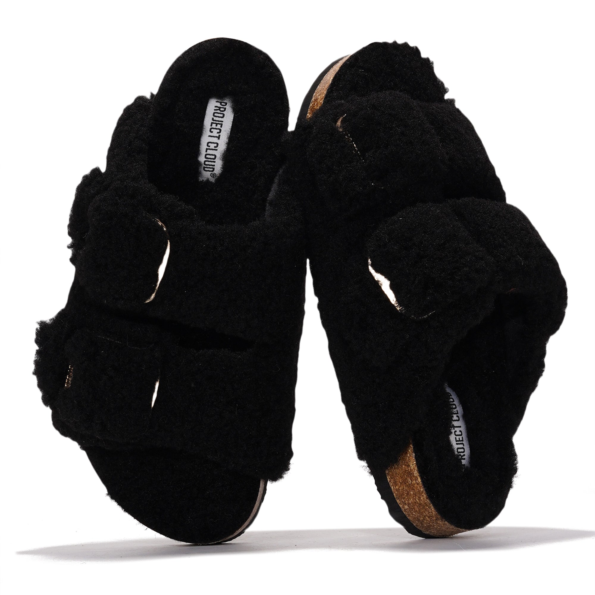 Project Cloud | "Santorini" Women Flat Sandals | 100% Genuine Leather | ProjectPlush | Lightweight | Non-Slip