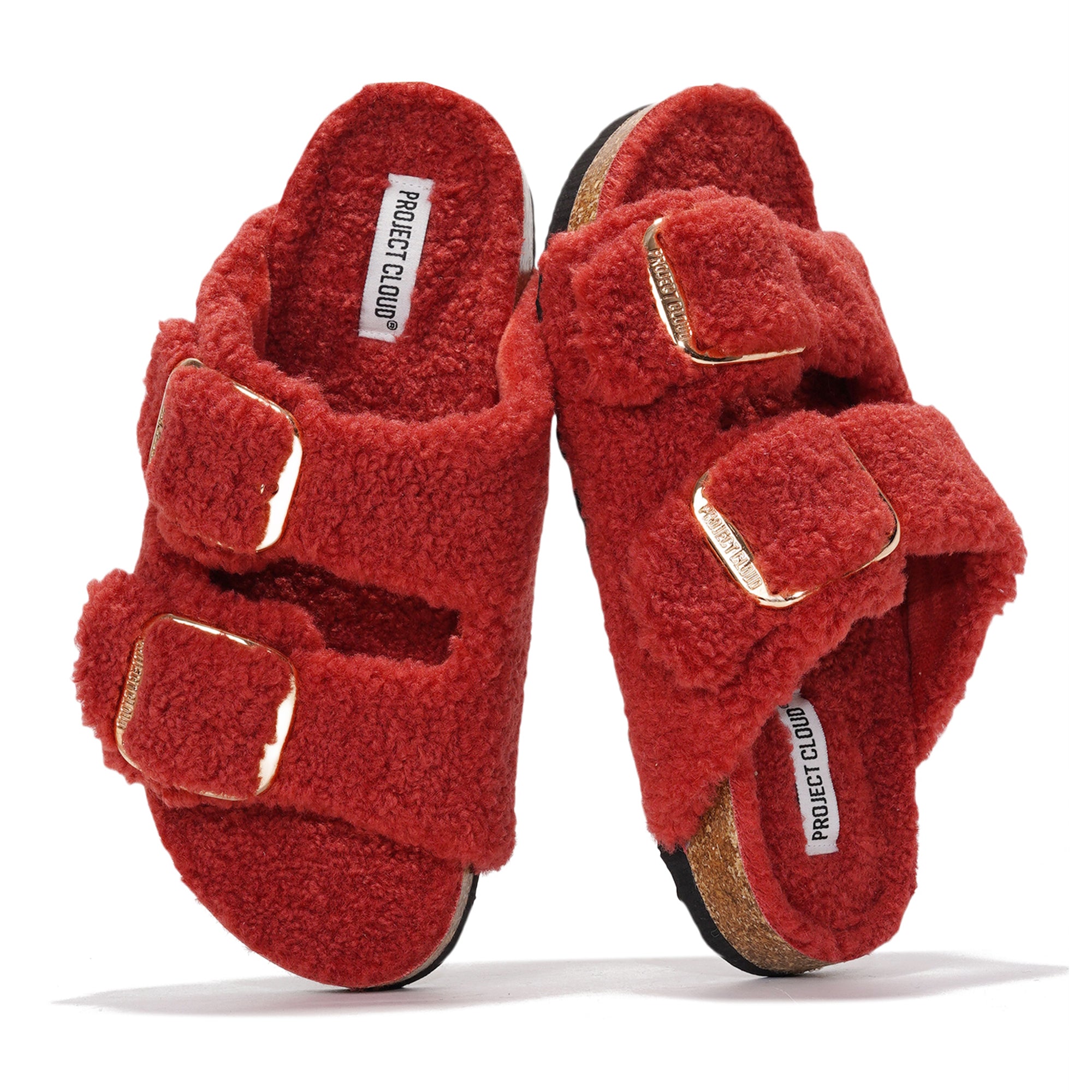 Project Cloud | "Santorini" Women Flat Sandals | 100% Genuine Leather | ProjectPlush | Lightweight | Non-Slip